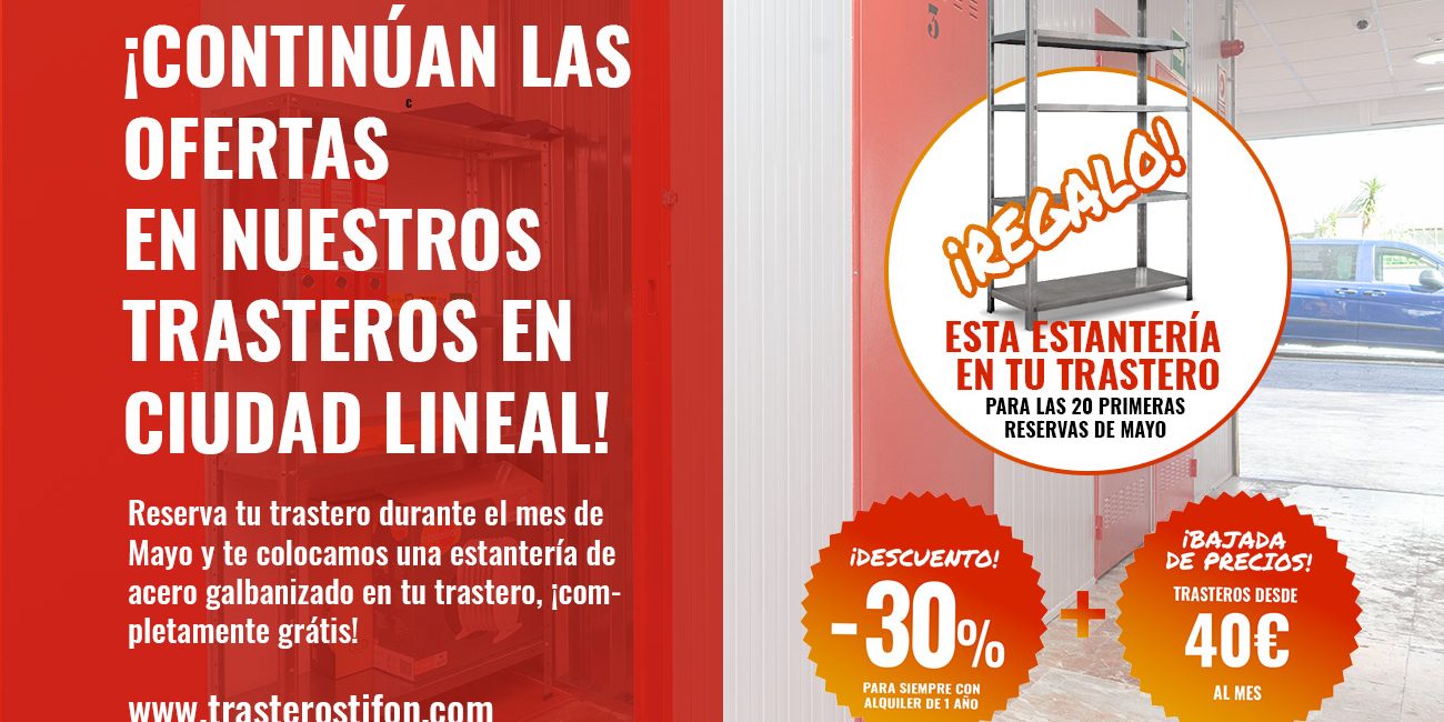 Oferta especial alquiler de trastero en Ciudad Lineal Oferta especial alquiler de trastero en Ciudad Lineal