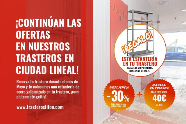 Oferta especial alquiler de trastero en Ciudad Lineal Oferta especial alquiler de trastero en Ciudad Lineal