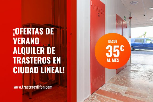 Ya han llegado las ofertas de verano en alquiler de trasteros en Madrid Ciudad Lineal Ya han llegado las ofertas de verano en alquiler de trasteros en Madrid Ciudad Lineal