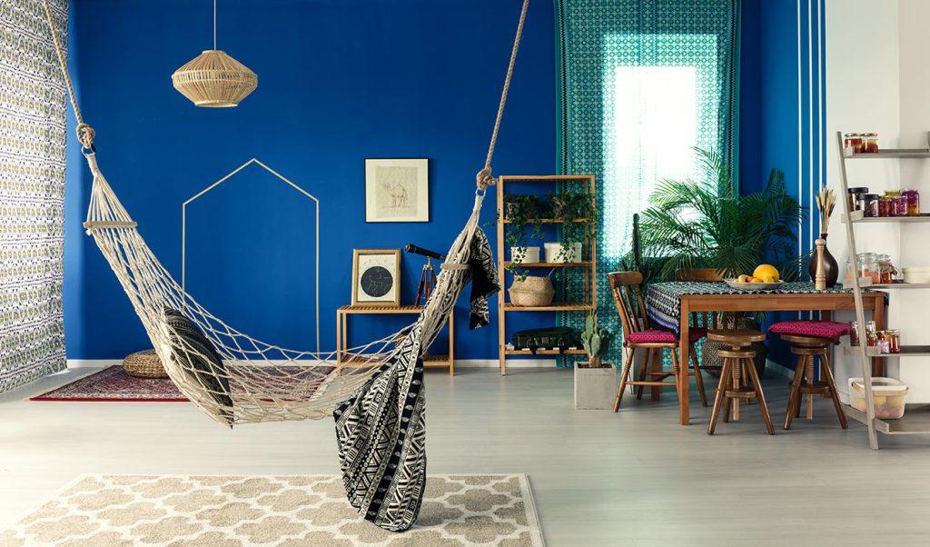 Estilo de decoración bohemio