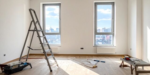 reforma-apartamento-trastero-alquiler- un trastero durante una pequeña reforma y redecoración